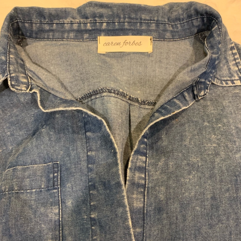 JEANS TUNIC DRESS by designer Caren Forbes